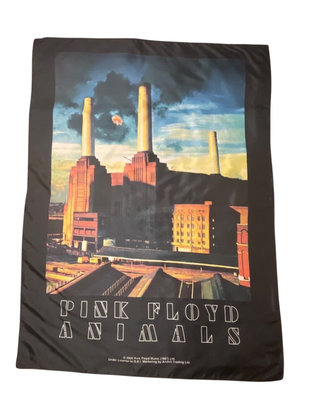 Pink Floyd Animals Fabric Print Wall Art Album Cover Artwork